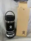 Hydro Flask Wide Mouth Bottle Black with Flex Sip Lid W16BCX001 16 oz