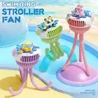 Stroller Fan Battery Powered Fan with 3 Speed Settings Quiet Baby functional