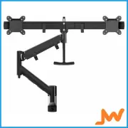 Atdec Tandem Crossbar Dual Monitor Wall Mount - Black