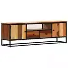 TV Stand Cabinet Wooden Steel Frame Media Console Table Entertainment Storage