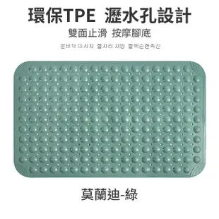 【挪威森林】TPE浴室防滑墊 歐盟德國TUV安全認證70x38(浴室地墊 止滑墊 嬰幼兒安心使用)