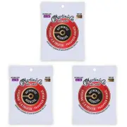 3PK Martin Guitar MA535T Authentic Treated Strings 92/8 Phosphor Custom Light