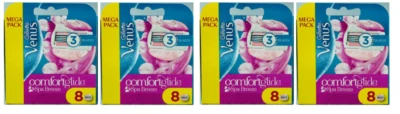 Gillette Venus Comfortglide Spa Breeze Razor Blade Cartridges, 32 Count - MEGA