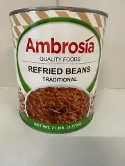 Ambrosia Refried Beans #10 Can