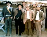 Robert Redford Paul Newman in Butch Cassidy the Sundance Kid 1960s Old Photo