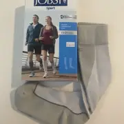 Jobst Compression Knee Socks 15-20 Mmhg White Sport Closed Toe Small New!