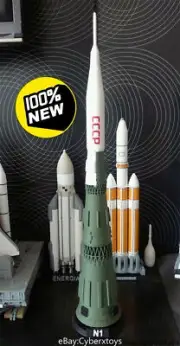 1:400 Scale CCCP N1 Landing Moon Rocket Model Finished Painted Product