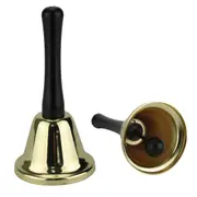 Gold Santa Claus Hand Bell 13cm