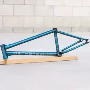 WE THE PEOPLE BMX NETWORK BICYCLE FRAME MATTE TRANS TEAL CULT SUNDAY DAN KRUK