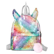 Unicorn Sequins Children'S Backpack Cartoon Cute Travel Backpacks Kids School Bags For Teenage Girls Backpack