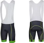 [sponeed] Men's Road Cycle Bib Padded Cycling Bibs Knickers Compression Shorts Pants