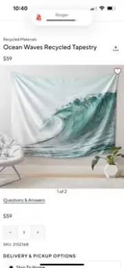 Ocean Beach Tapestry Wall Hanging, Sunset Seabird and Beach with Grass Wall