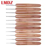 Bamboo Crochet Hooks Needles Set 0.5mm-3mm Knitting Needles Hooks for Weave Yarn