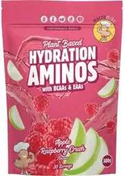 Macro Mike Plant Based Hydration Aminos Apple Raspberry Crush 300g