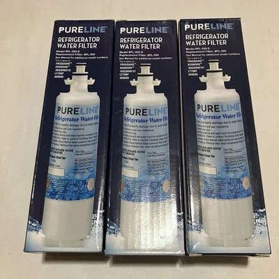 3 pack Pureline Refrigerator Replacement Water Filter PL-500-S FRIGIDAIRE