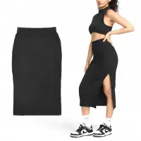 在飛比找Yahoo奇摩購物中心優惠-Nike 長裙 NSW Chill Knit Skirt 女