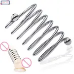 STAINLESS STEEL PENIS DILDO RING WAVE THREAD COCK RINGS SPRI