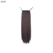 45/50 CM Ponytail Wig Clip Straight Natural Clip Hair Extension Ponytail -AU