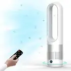 Bladeless Cooling Fan, 22 inch Tower Fan, 80° Oscillating Pedestal Fan with R...
