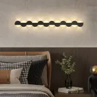 在飛比找樂天市場購物網優惠-新款LED長條壁燈現代簡約熱銷客廳沙發背景裝飾壁燈 全館免運