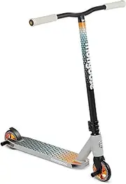 Mongoose Rise Freestyle Stunt Trick Scooter, For Kids Youth Adult Men Women Ages 8 Up, Lightweight Alloy Deck & Heavy-Duty Frame Up to 220 lbs., Bike-Style Grip, T-Bar Handlebar and High Impact Wheels