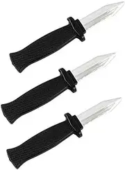 Wendy Mall 3 Pcs Retractable Knife Disappear Blade Trick Fake Dagger Joke Prank Props Halloween Gag Magic Toy
