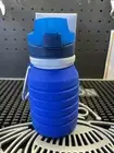 Sk-32 Tahoe – Collapsible Silicone Water Bottle 16oz w/ Carabiner Bpa Free
