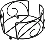 SWOOMEY 1Pc Minimalist Iron Cup Mat Organizer Coaster Holder for Home Decoration Practical Use Simple Design for Easy Access Clutter Living