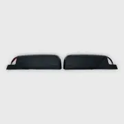 Gloss Black Overlay Mirror Cover for 10-22 Ram 3500 Non-Tow Style W/Turn Signal