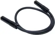 6.35mm Female to Female Sound Extension Cable, 0.5m Guitar Amplifier Speaker TS Mono Extender Cord with 24K Gold Plated Connectors, 6.0mm Diameter