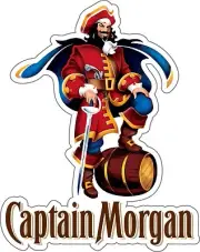 CAPTAIN MORGAN Sticker Decal *DIFFERENT SIZES* Rum Alcohol Car Bumper Bar Wall