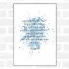 Blue White Karl Lagerfield Never Use Cheap Quote Jumbo Fridge Magnet