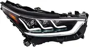 Headlight Assembly Compatible with TY Highlander/Crown Kluger 2022 LED DRL LED Dual Beam Lens LED Lens High Beam LED Turn Signal