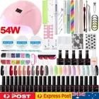 22 Colors Gel Nail Polish Set UV Builder Gel 54W UV Lamp Gel Nail Starter Kit