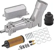 AOLIHAN Engine Oil Cooler Filter Housing 926-876 Kit For 2011-2016 Dodge Challenger/Charger/Grand Caravan/Journey/Durango/Avenger,Chrysler 200/300 3.6L,2014-2016 Jeep Cherokee 3.2L, Ram C/V 3.6L