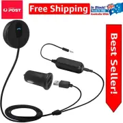 Bluetooth 5.0 Car Kit with Dual USB Charger & Noise Isolator for Safe Driving