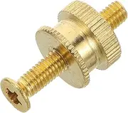 ibasenice Guitar Bridge Saddle Screw Durable String Locking Screw for Electric Guitar Replacement Easy Installation Prevents String Breakage Accessory