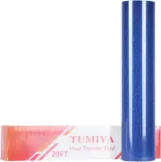 Glitter Blue HTV Vinyl - 12” X 20 Ft Glitter Heat Transfer Vinyl Rolls, Glitter