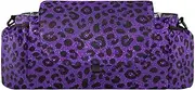 miaozhen Fake Glitter Leopard Print Purple stroller handlebar organizer cup caddy parent console bolsa para carreola accesorios para carro de ni?os para frio