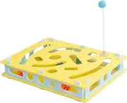 Générique Cat Puzzle Toy, Interactive Maze Game, 15.75x11.81x11.81 inches Hole Digging Mental Stimulation Toy, Pet Supplies for Boredom Relief, Exercise and Training Kittens