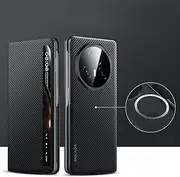 Jarttarn Case for Honor Magic V3 (2024),Magnetic Anti-Fall Shockproof Hard Case Compatible with Mag-Safe,Ultra-Thin Protective Cover with Auto Sleep/Wake Function (Black)