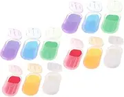 Portable Travel Soap Paper Sheets 12 Sheets/Box Hand Soap Sheets Paper Soap for Camping Mini Soap Portable Hand Soap Strips Outdoor Camping Essentials