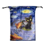 Générique Bags Pouch, Drawstring Dice Holder Storage, Deck Protective Case, Jewelry Carrying Pouch, Tarot Card Game Bags, Small Accessories for Tarot Cards 13 x 18 cm, C, Se référer au descriptif