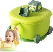 Kids Feeding Bowl with Suction | Stainless Steel Toddler Bowl with Suction,Double-Layer Dish Boys Girls Weaning Tableware with Double Side Handles for Cereal, Rice