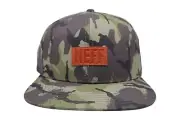 NEFF Corp Leather Patch Snapback Hat