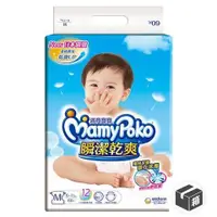 在飛比找維康醫療優惠-MamyPoko滿意寶寶 瞬潔乾爽 M 60片/4包/箱(共