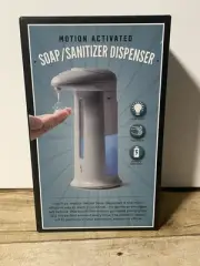 New Auto Soap Dispenser Motion Activated Touchless LED Lighted Battery Operated