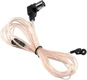 Generic FM Dipole Antenna Female Connector 2.0M/6.56ft Signal Receiver Aerials Radio Coax Wire for Car Home Theater Stereo Receiver
