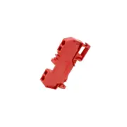 281-903 Connector: Rail - 0.08-4mm² Way: 1 Terminal: 2 Red 800V 32A WAGO