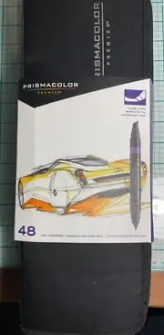 Prismacolor Premier 48 Art Markers,Professional Artist, New “CHISEL / FINE TIPS”
